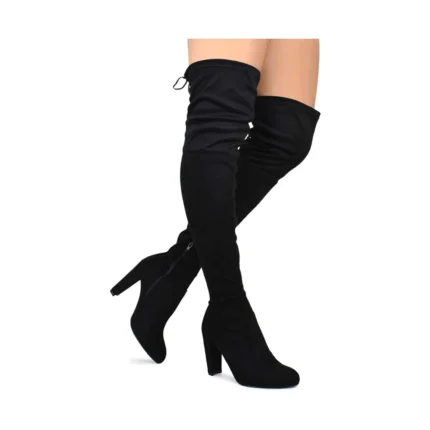 Amaya-01 - Wild Diva - Over the Knee Block Heel Boots