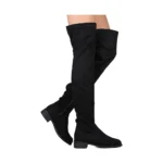 Olympia-20 - Nature Breeze Thigh High Riding Low Heeled Fashion Boots