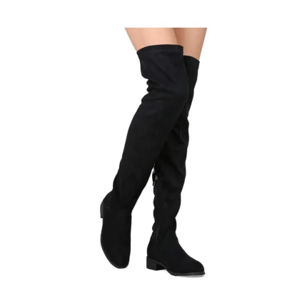 Olympia-20 - Nature Breeze Thigh High Riding Low Heeled Fashion Boots