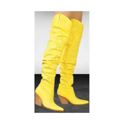 Kelsey-30 - Cape Robbin Cowboy Fashion Western Pointy Over The Knee Thigh High Boots